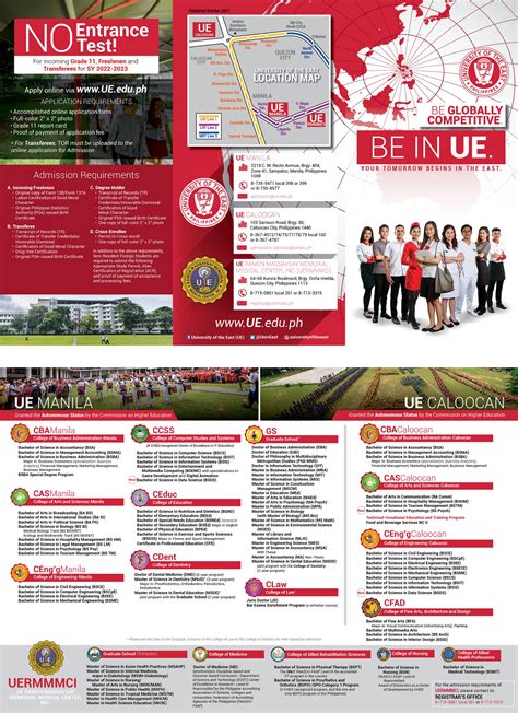 ue caloocan courses and tuition fees